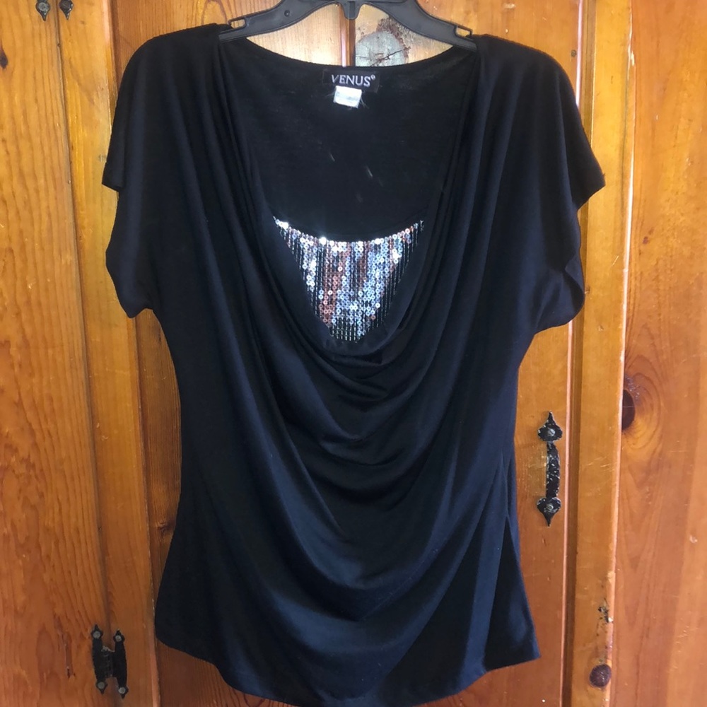 VENUS short sleeve top with sequence insert